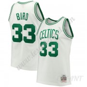 Maillot De Basket Enfant Boston Celtics 1985-86 Larry Bird 33# Blanc Hardwood Classics Swingman